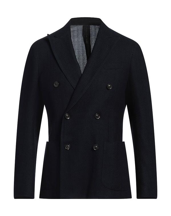 ラルディーニ メンズ アウター ジャケット・ブルゾン LARDINI テーラードジャケット Midnight Blue ブルー