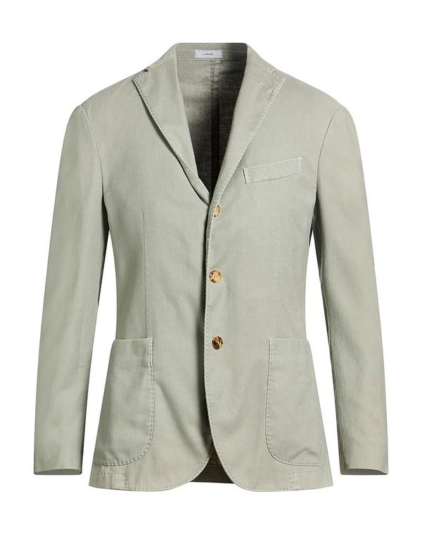 ボリオリ メンズ アウター ジャケット・ブルゾン BOGLIOLI テーラードジャケット Sage Green グリーン|ReVida 店