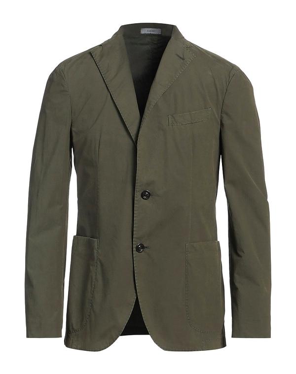 ボリオリ メンズ アウター ジャケット・ブルゾン BOGLIOLI テーラードジャケット Military Green グリーン|ReVida 店