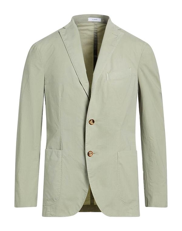 ボリオリ メンズ アウター ジャケット・ブルゾン BOGLIOLI テーラードジャケット Sage Green グリーン|ReVida 店