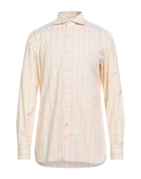 イザイア メンズ トップス プルオーバー ISAIA Mustard 洋芥子