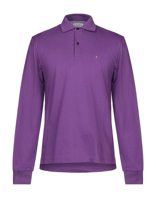 バランタイン メンズ トップス スポーツシャツ BALLANTYNE Purple パープル