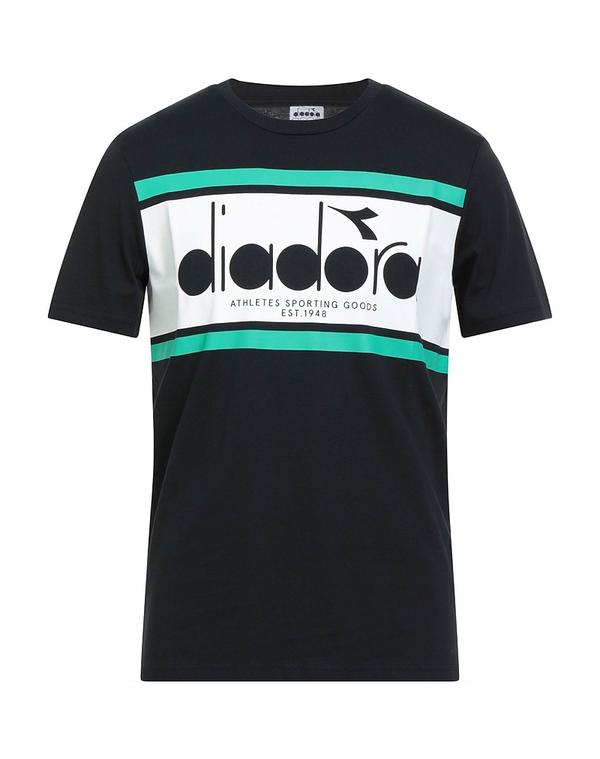ディアドラ メンズ トップス ティーシャツ DIADORA Black 黒いこと トップス-Tシャツ・カットソー