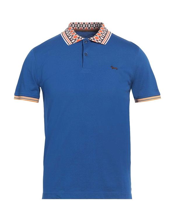 ハーモント \u0026 知恵袋 メンズ トップス スポーツシャツ HARMONT \u0026 BLAINE Blue 青み