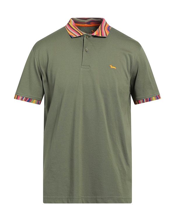 ハーモント \u0026 知恵袋 メンズ トップス スポーツシャツ HARMONT \u0026 BLAINE Military Green 緑であること