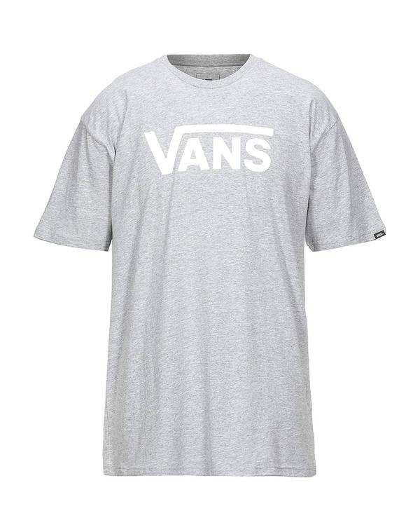 バンズ メンズ トップス ティーシャツ VANS Gray 薄墨色 Tシャツ・カットソー-トップス-メンズファッション