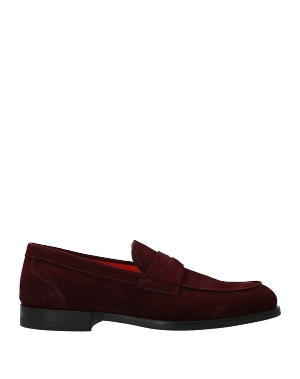 サントーニ メンズ シューズ スリッポン・ローファー モカシン SANTONI Bordeaux