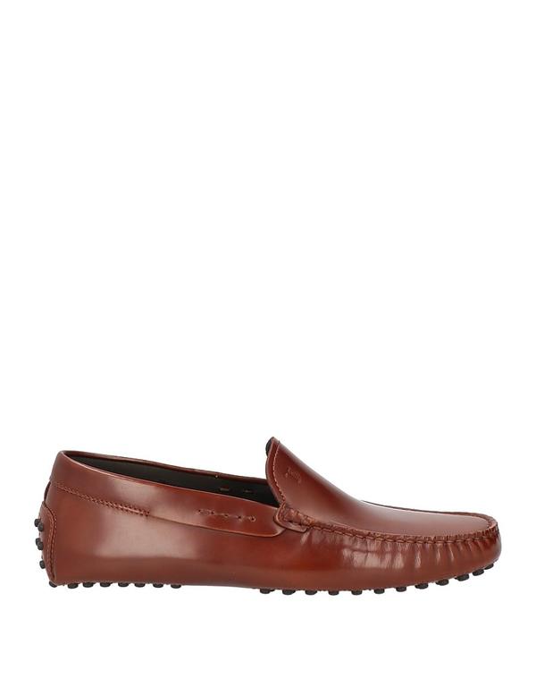 トッズ メンズ シューズ スリッポン・ローファー モカシン TOD\u0027S Brown 赤銅色