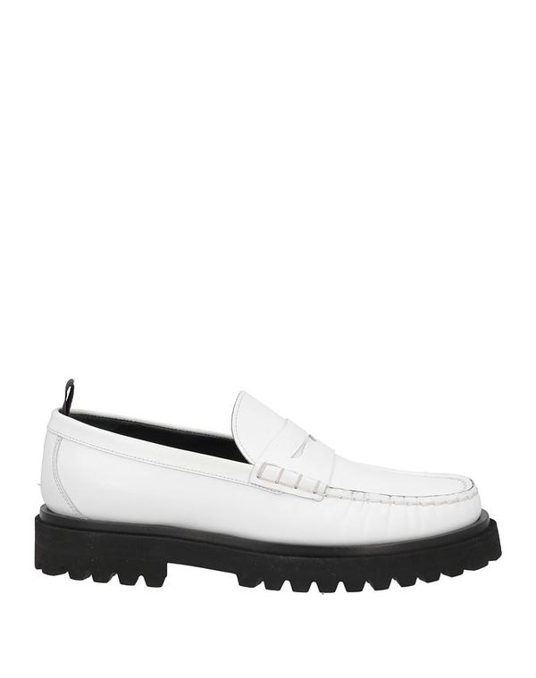 オフィシンクリエイティブ メンズ シューズ スリッポン・ローファー モカシン OFFICINE CREATIVE ITALIA White 白いこと