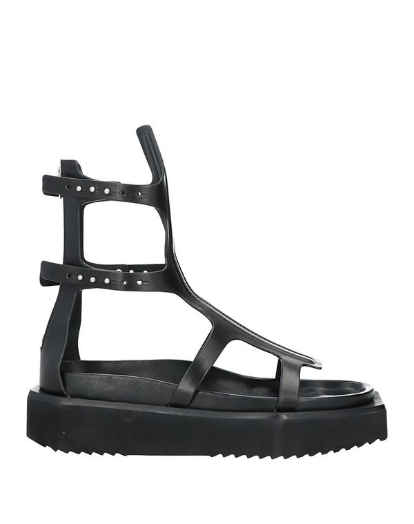 リックオウエンス メンズ シューズ サンダル RICK OWENS Black 黒いこと