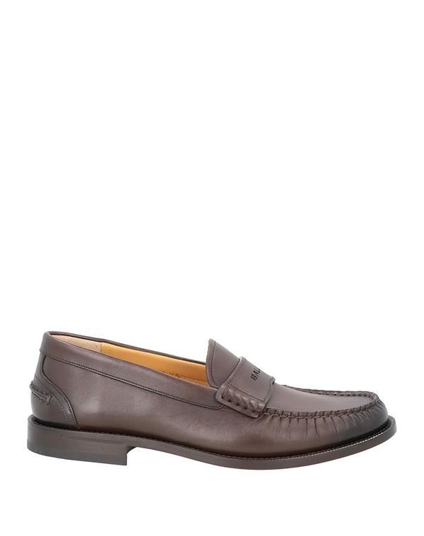 バリー メンズ シューズ スリッポン・ローファー モカシン BALLY Dark Brown 赤銅色