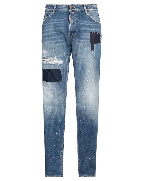 ディースクエアード メンズ ボトムス デニムパンツ ストレートレッグ DSQUARED2 Blue ブルー|ReVida 店