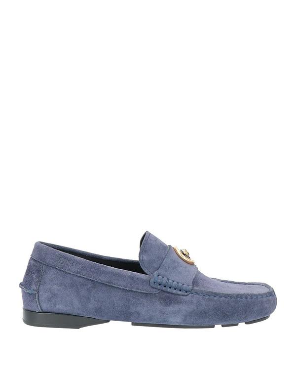 ヴェルサーチ メンズ シューズ スリッポン・ローファー モカシン VERSACE Blue Gray グレー｜ReVida 店 58,680円