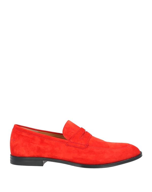 バリー メンズ シューズ スリッポン・ローファー モカシン BALLY Orange オレンジ色