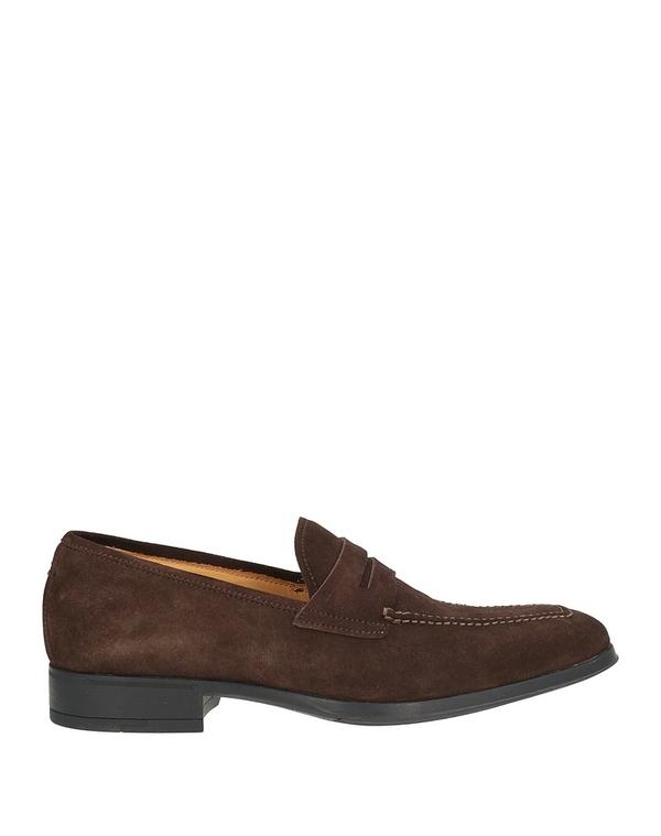 ストール・マンテラッシ メンズ シューズ スリッポン・ローファー モカシン SUTOR MANTELLASSI Dark Brown 赤銅色