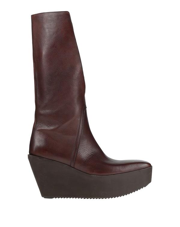 リックオウエンス メンズ シューズ ブーツ・レインブーツ 遊撃手ブーツ RICK OWENS Dark Brown 赤銅色