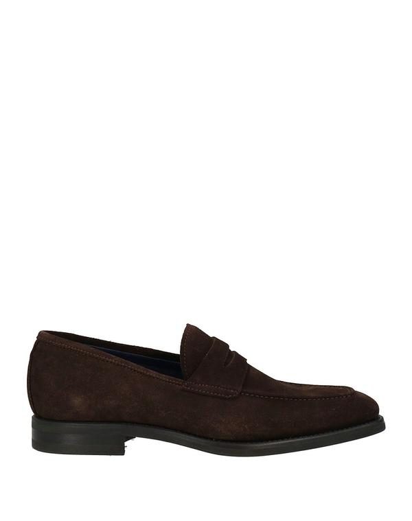 ストール・マンテラッシ メンズ シューズ スリッポン・ローファー モカシン SUTOR MANTELLASSI Dark Brown 赤銅色