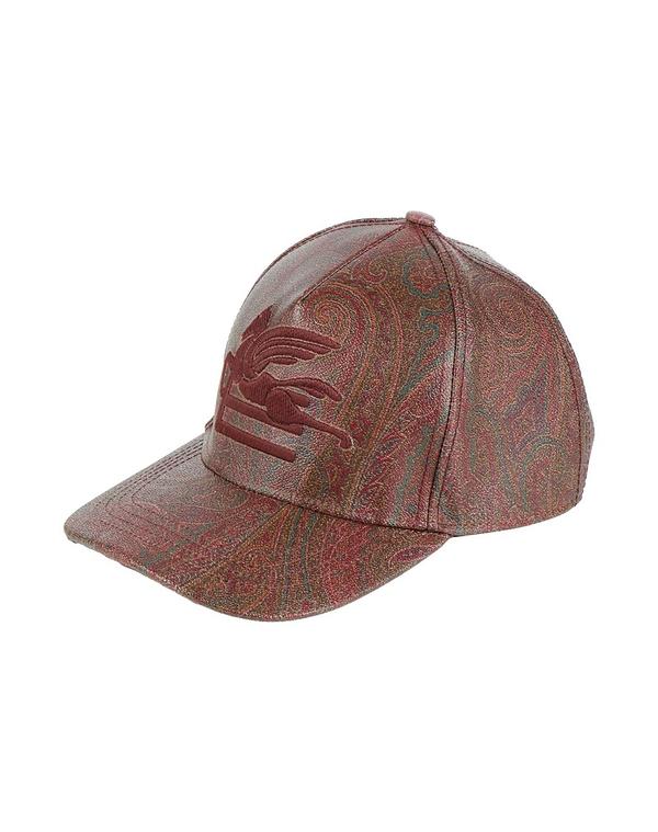 エトロ メンズ 添え物 かぶり笠 ETRO Brown 赤銅色