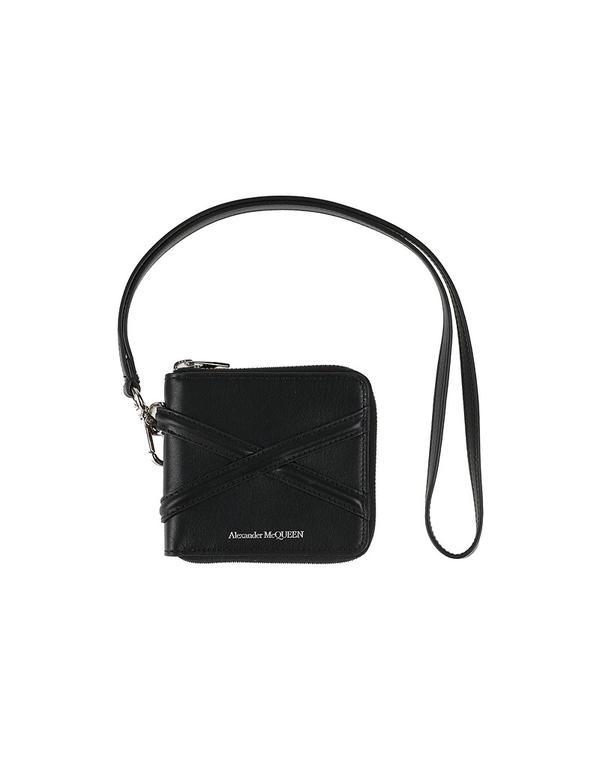 マックイーン メンズ アクセサリー 財布 MCQUEEN ( ) Black ブラック｜ReVida 店