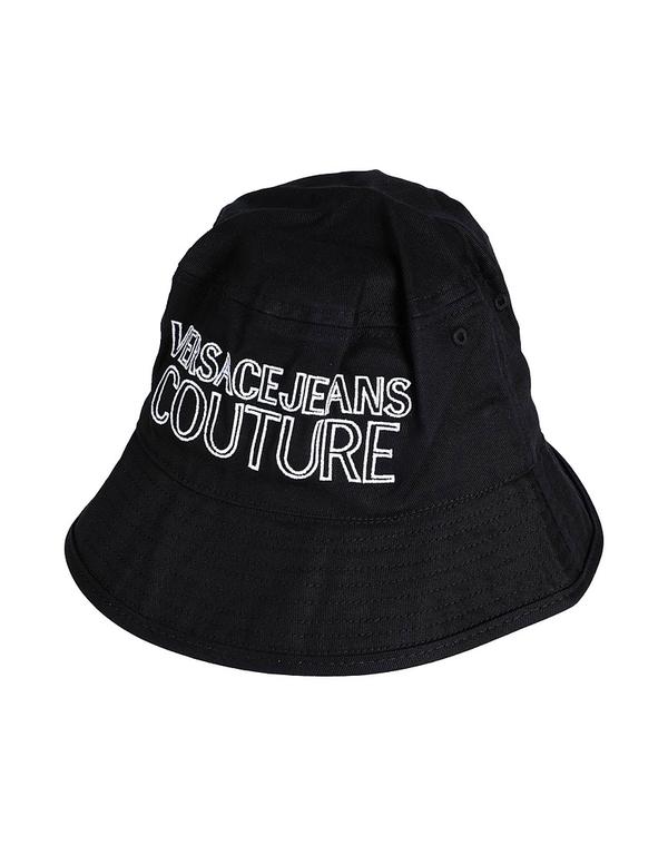 ヴェルサーチ メンズ アクセサリー 帽子 VERSACE JEANS COUTURE Black ブラック|ReVida 店