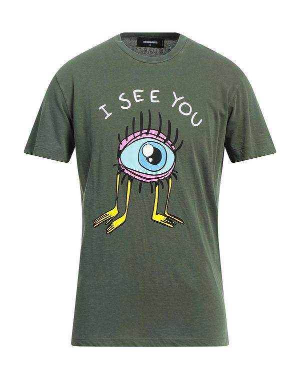 ディースクエアード メンズ トップス プルオーバー DSQUARED2 Military Green 緑であること