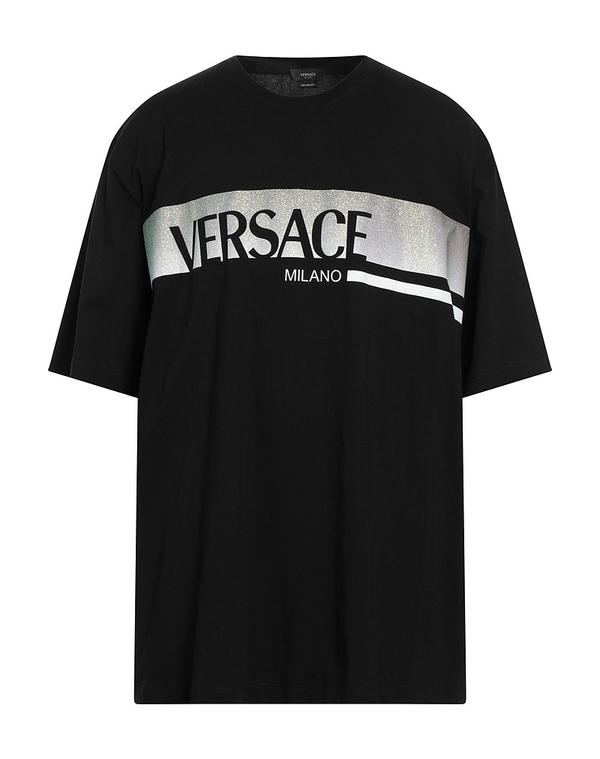 ヴェルサーチ メンズ トップス プルオーバー VERSACE Black 黒いこと