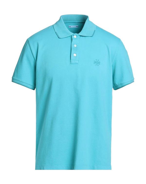 ヤコブ コーエン メンズ トップス スポーツシャツ JACOB COH Ё N Turquoise Blue 青み