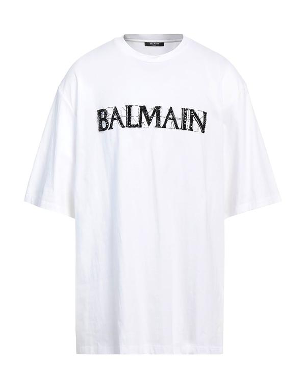 バルマン メンズ トップス プルオーバー BALMAIN White 白いこと