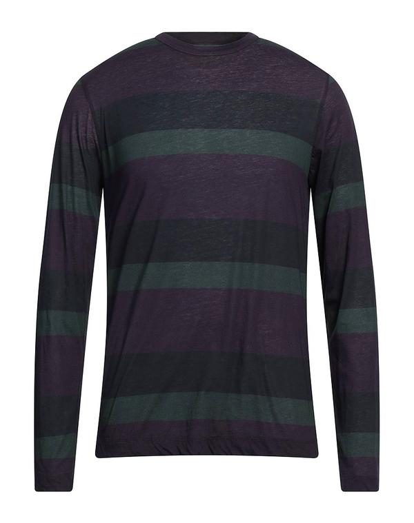ドリス・ヴァン・ノッテン メンズ トップス Tシャツ DRIES VANOTEN Dark Purple パープル｜ReVida 店