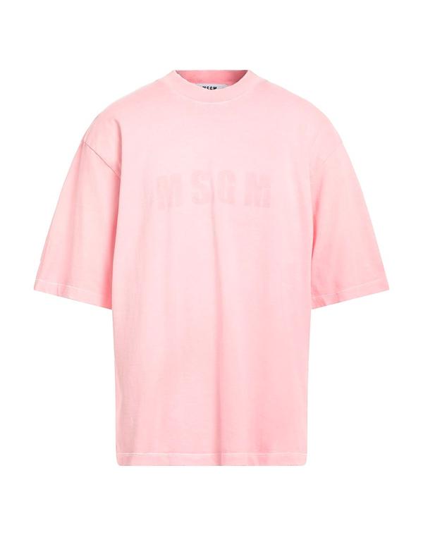 エムエスジイエム メンズ トップス プルオーバー MSGM Pink サクラ色