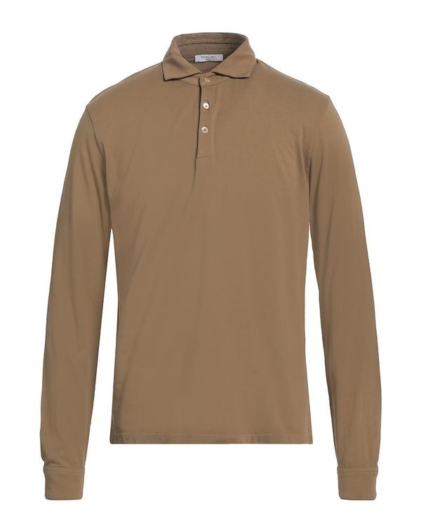 ボリオリ メンズ トップス スポーツシャツ BOGLIOLI Khaki カーキ