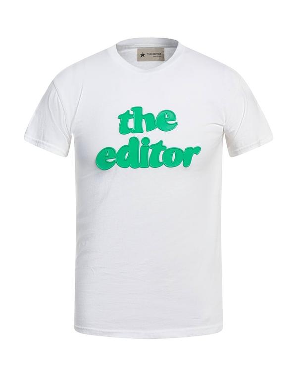 エディター メンズ トップス Tシャツ THEDITOR White ホワイト｜ReVida 店