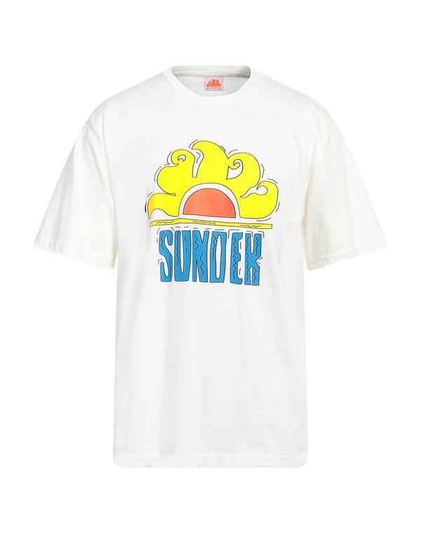 サンデッキ メンズ トップス ティーシャツ SUNDEK White 白いこと