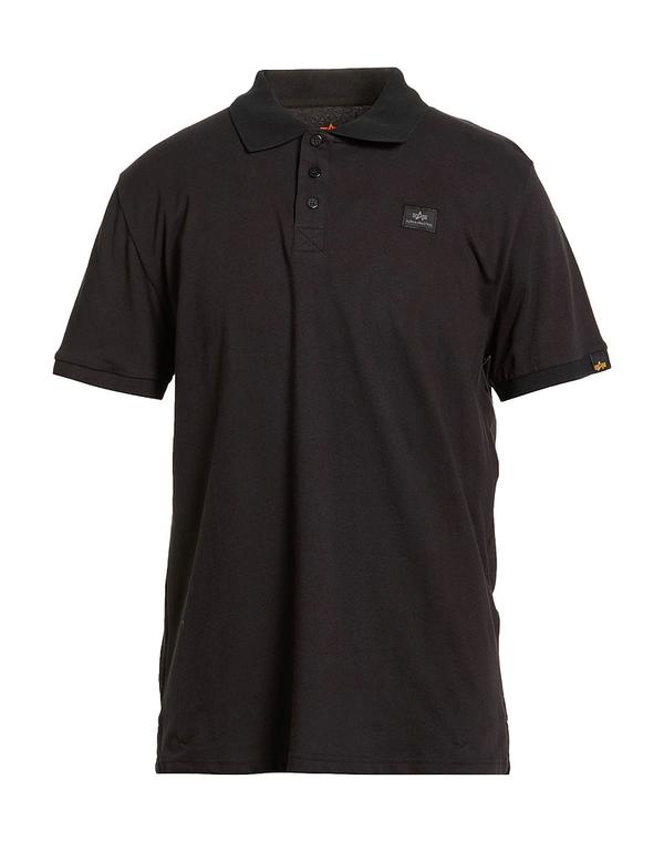 アルファインダストリーズ メンズ トップス スポーツシャツ ALPHA INDUSTRIES Black 黒いこと