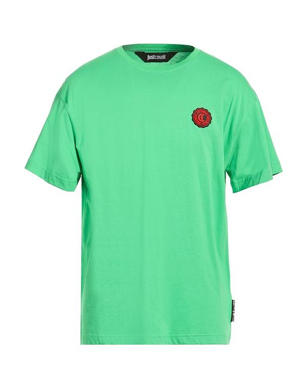 ジャストカバリ メンズ トップス Tシャツ JUST CAVALLI Green グリーン｜ReVida 店