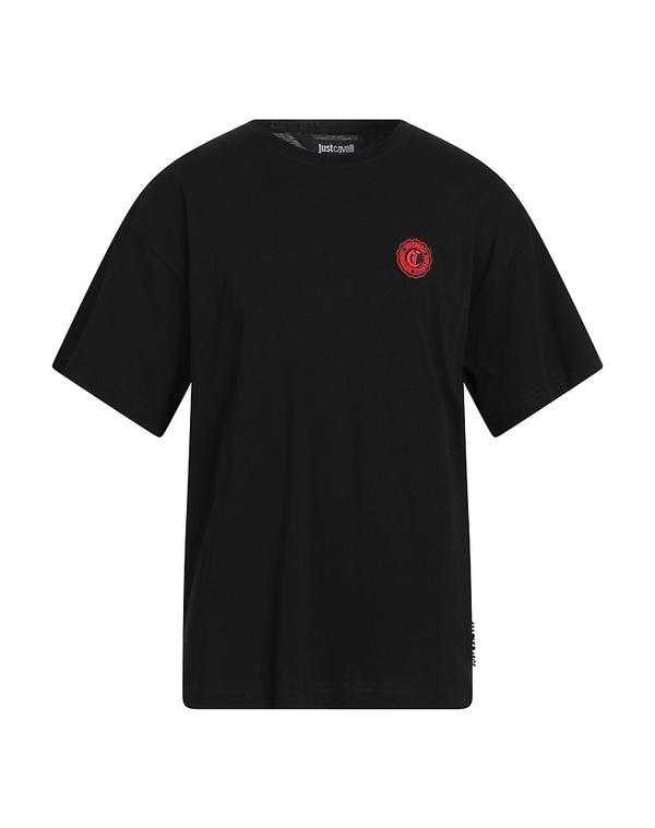 ジャストカバリ メンズ トップス Tシャツ JUST CAVALLI Black ブラック｜ReVida 店