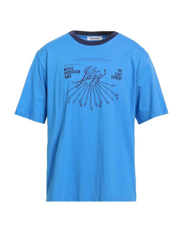 ウェールズ ボナー メンズ トップス ティーシャツ WALES BONNER Azure Blue 青碧