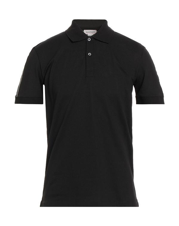 マックイーン メンズ トップス スポーツシャツ MCQUEEN Black 黒いこと