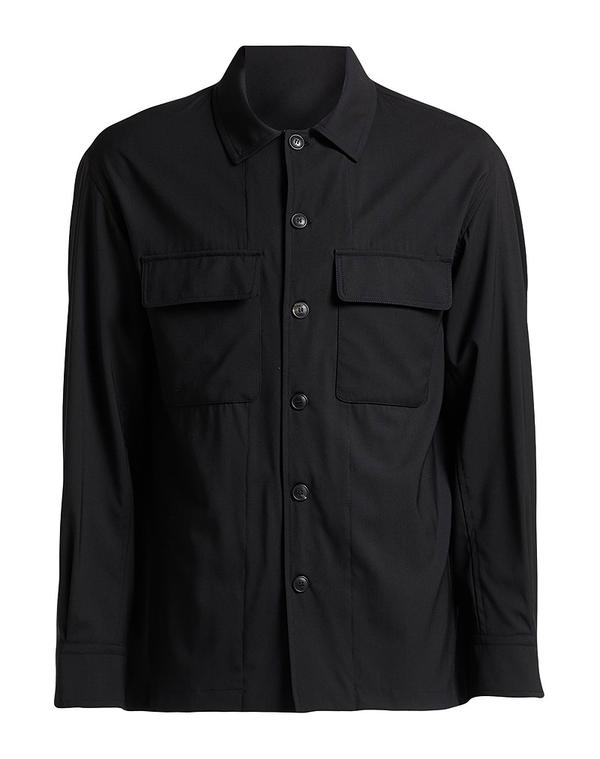 フェデーリ メンズ トップス シャツ FEDELI Black ブラック｜ReVida 店