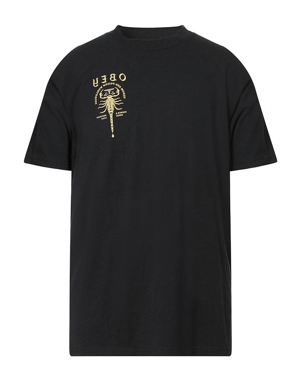 オベイ メンズ トップス ティーシャツ OBEY Black 黒いこと