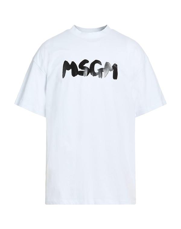 エムエスジイエム メンズ トップス プルオーバー MSGM White 白いこと