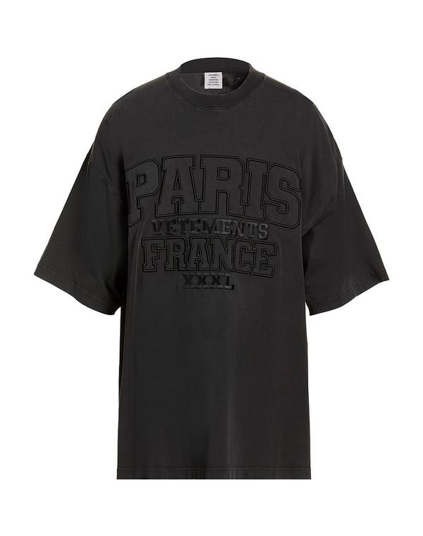 ヴェトモン メンズ トップス ティーシャツ VETEMENTS Charcoal 濃灰色