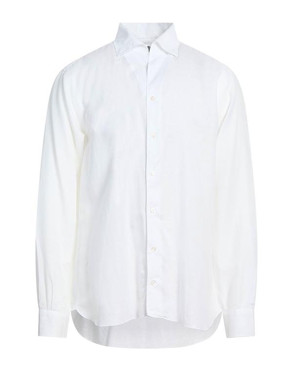バルバナポリ メンズ トップス シャツ BARBA Napoli White ホワイト|ReVida 店