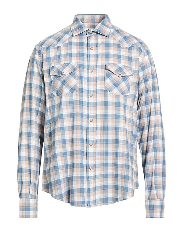 イレブンティ メンズ トップス シャツ ELEVENTY Blue Gray グレー|ReVida 店
