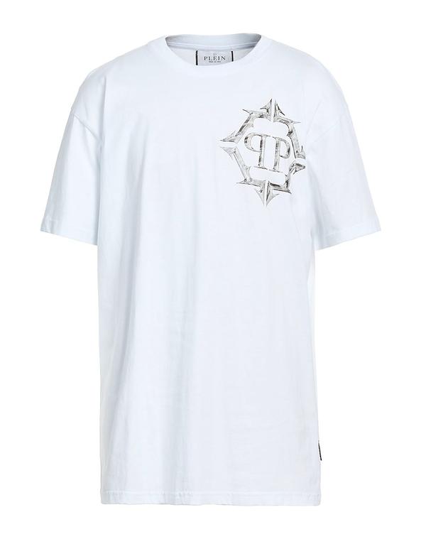 フィリップ飾り気の無い メンズ トップス プルオーバー PHILIPPLEIN White 白いこと