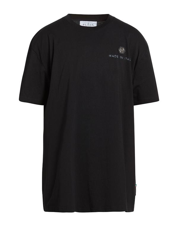 フィリップ飾り気の無い メンズ トップス プルオーバー PHILIPPLEIN Black 黒いこと