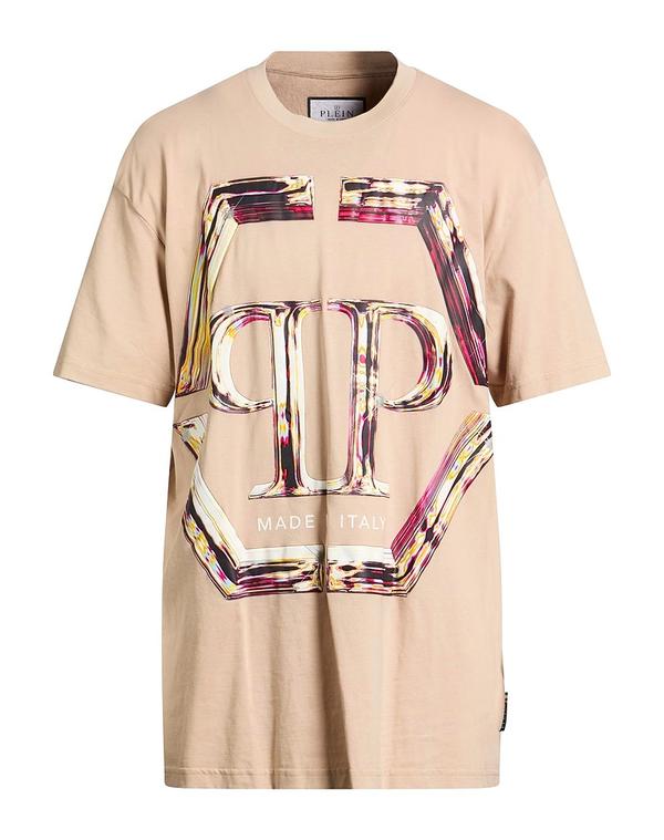 フィリップ飾り気の無い メンズ トップス プルオーバー PHILIPPLEIN Beige ベージュ