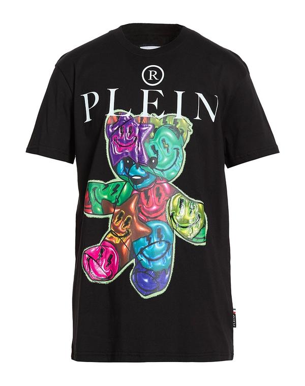 フィリップ飾り気の無い メンズ トップス プルオーバー PHILIPPLEIN Black 黒いこと
