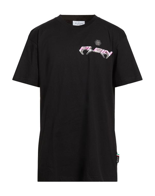 フィリップ飾り気の無い メンズ トップス プルオーバー PHILIPPLEIN Black 黒いこと