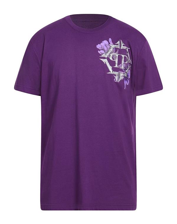 フィリップ飾り気の無い メンズ トップス プルオーバー PHILIPPLEIN Purple パープル
